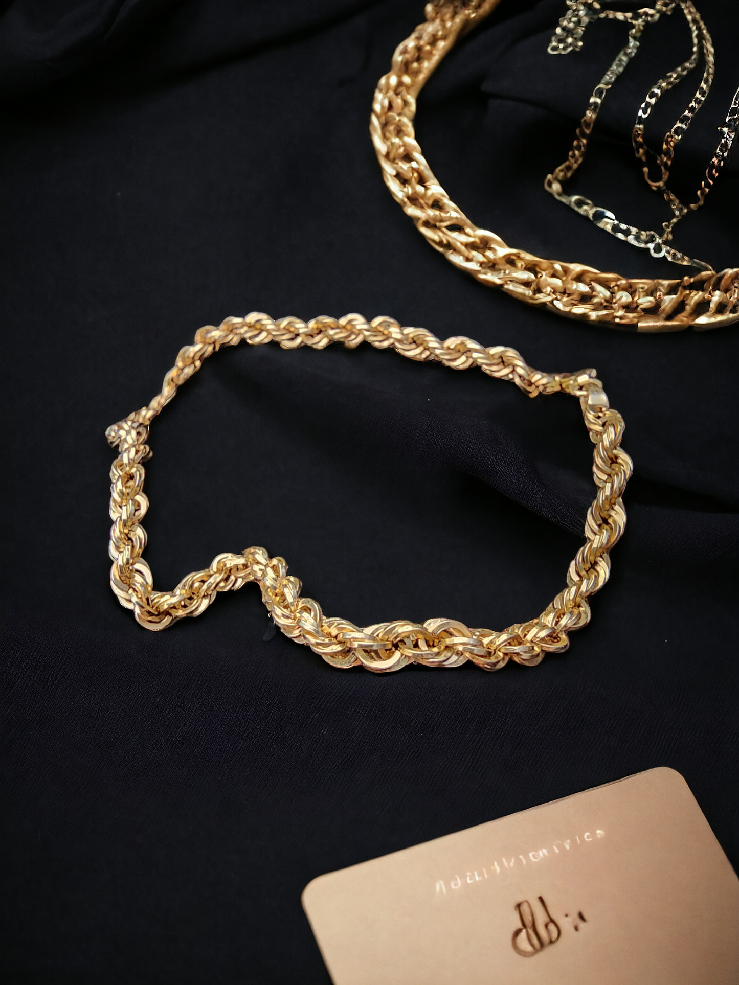 14k Gold Rope Bracelet