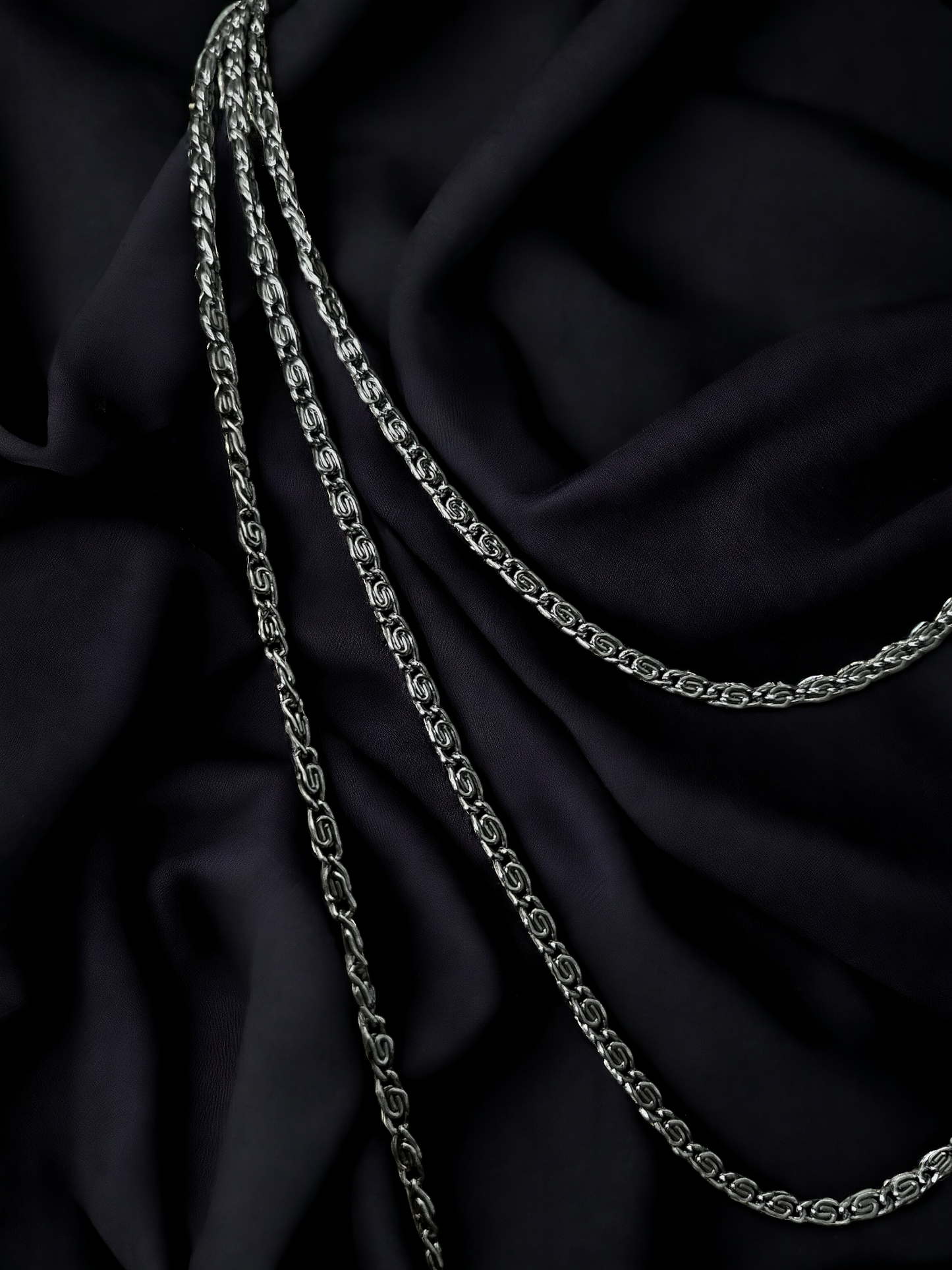 Silver Byzantine Style Handmade Chains