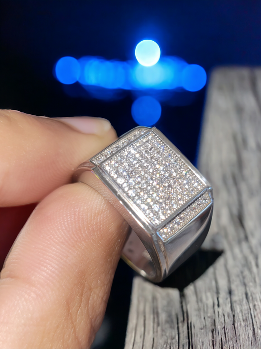 Iced Out Men's Ring