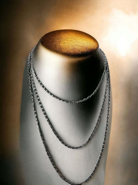 Silver Byzantine Style Handmade Chains
