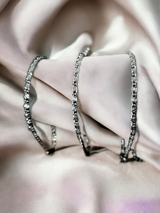 Silver Byzantine Style Bracelets