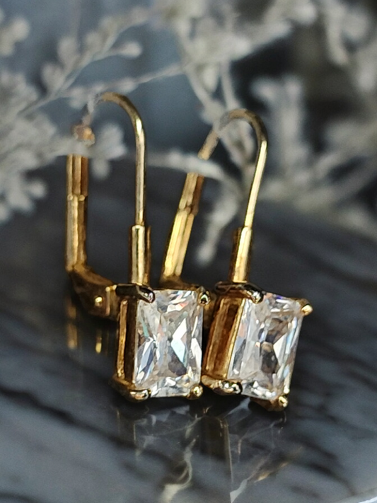 18k Gold Plated Radiant Dangles