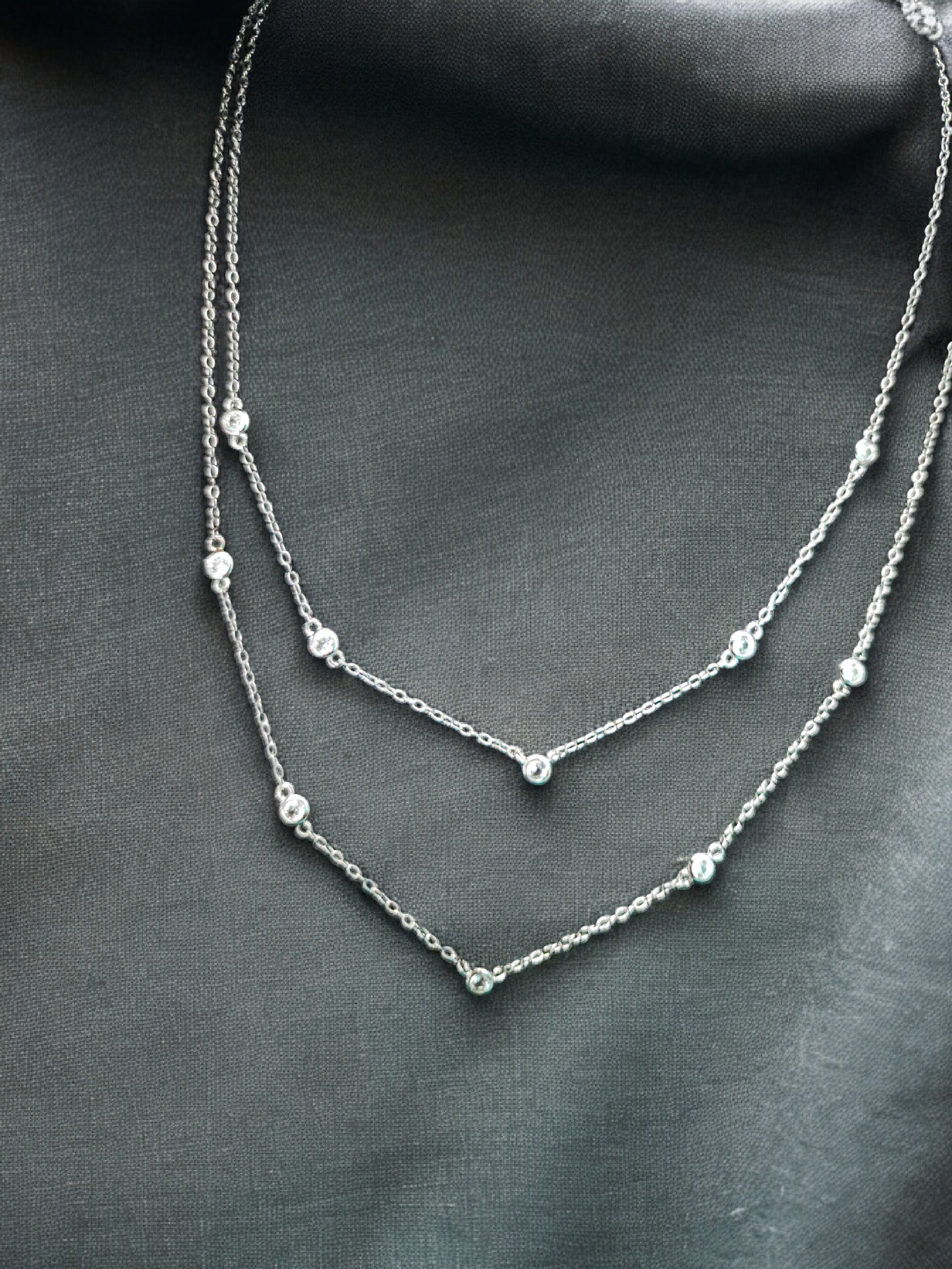 Spaced Out Stackable Necklace