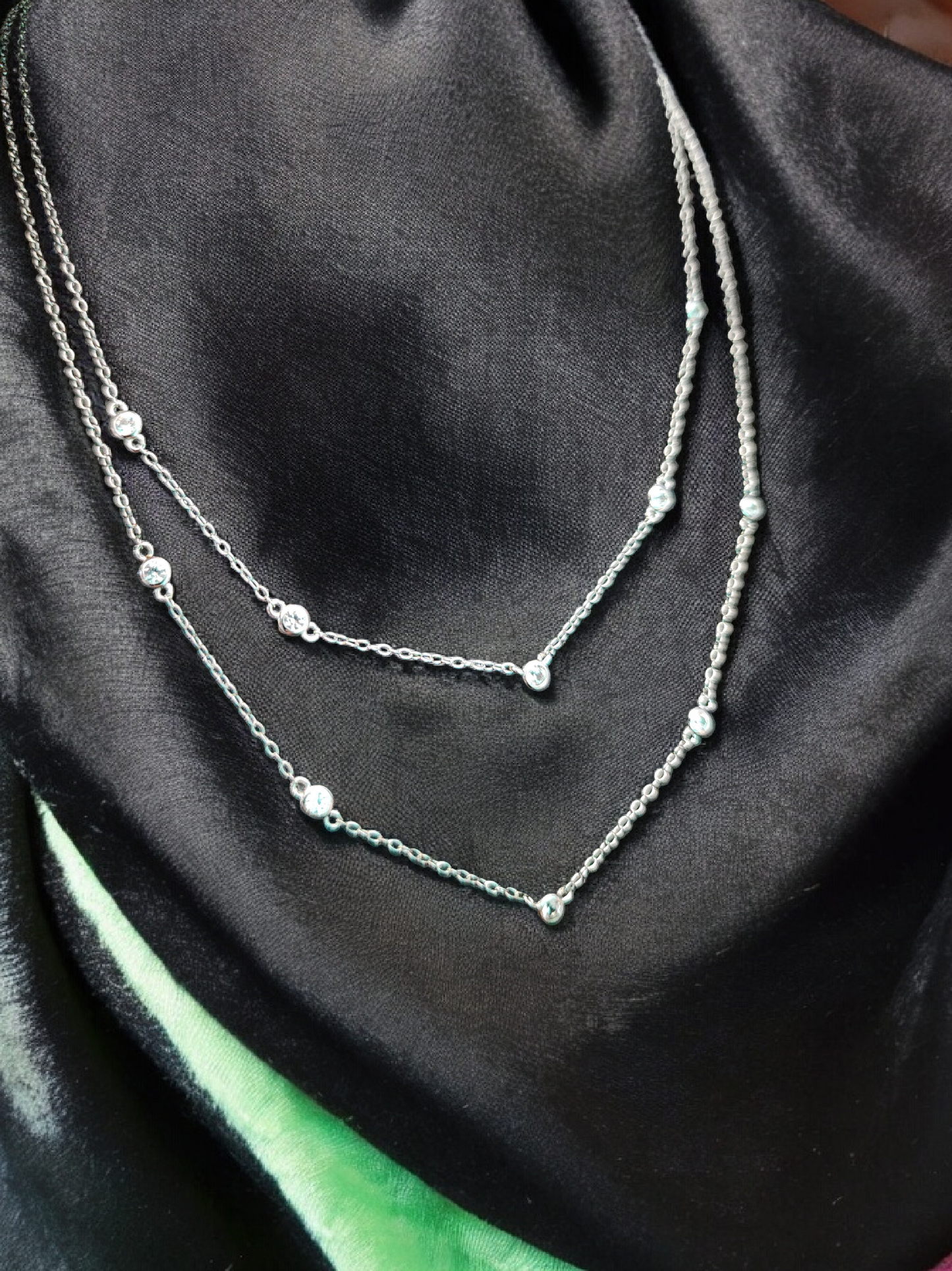 Spaced Out Stackable Necklace