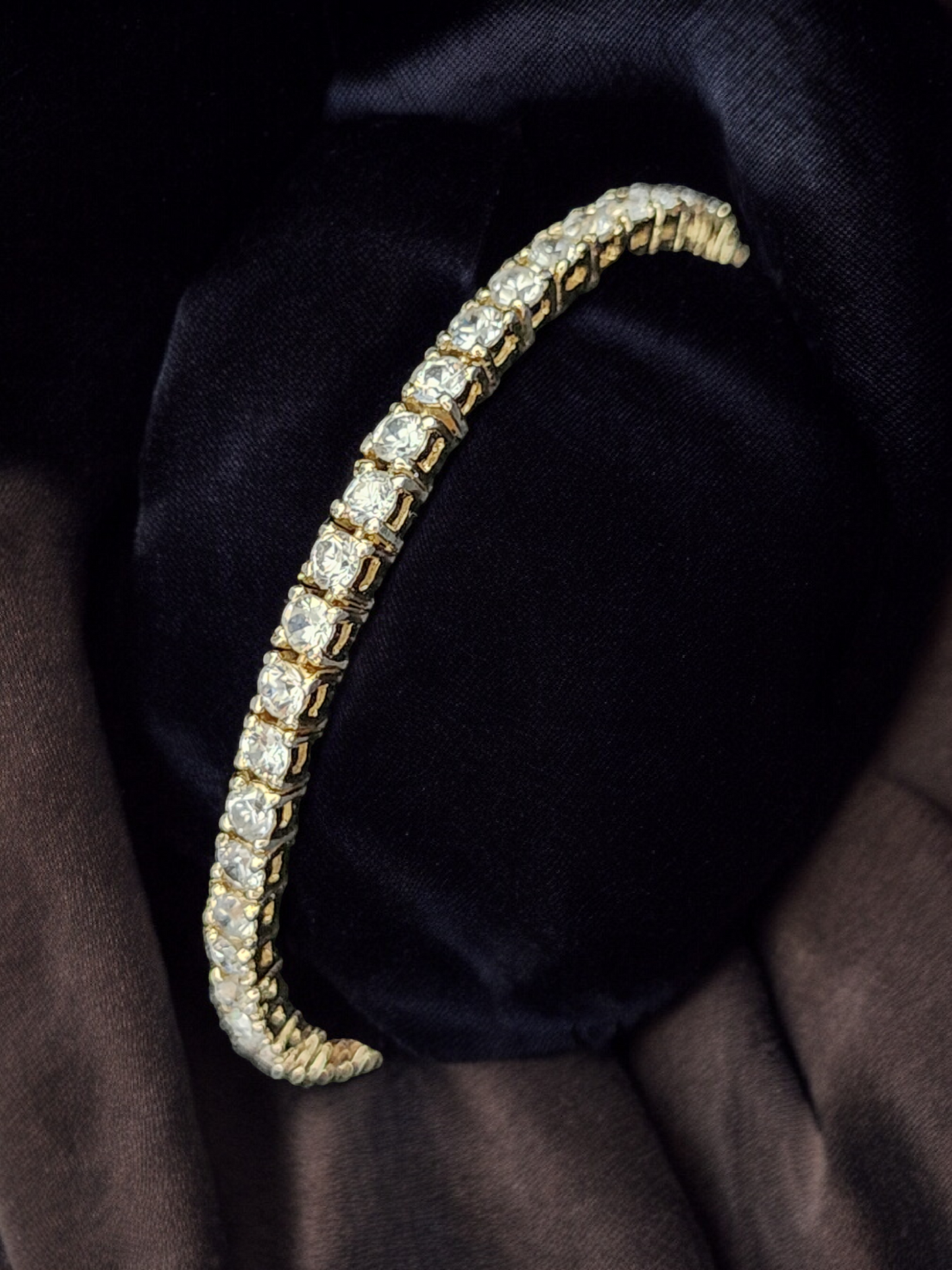 Tennis Bracelet 18k Gold Plated