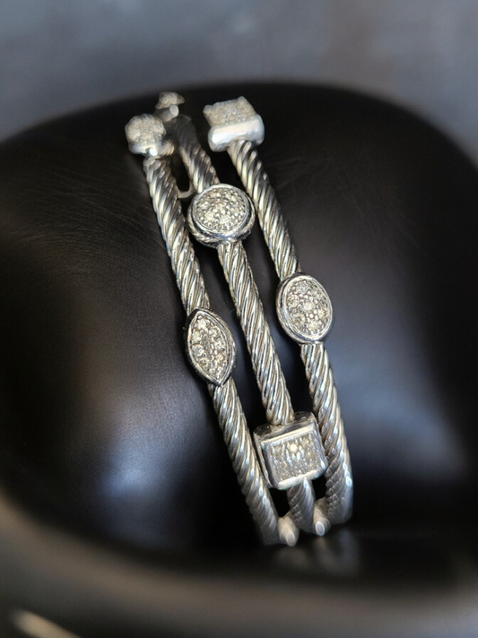 Diamond Confetti Bangle